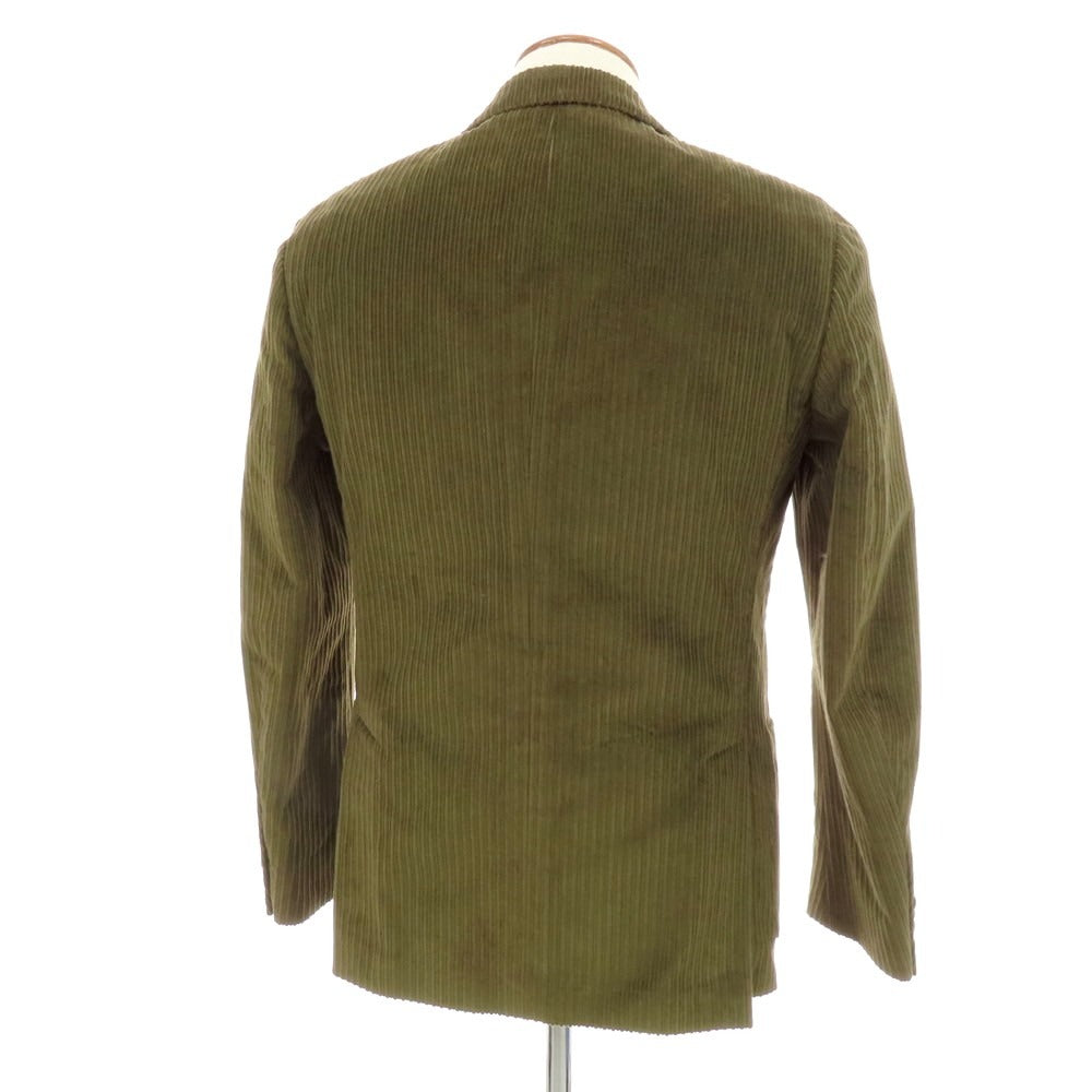 【中古】ラルディーニ LARDINI コーデュロイ カジュアルジャケット オリーブ【サイズ46】【 状態ランクB 】【 メンズ 】[BPD]