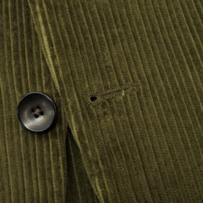 【中古】ラルディーニ LARDINI コーデュロイ カジュアルジャケット オリーブ【 46 】【 状態ランクB 】【 メンズ 】