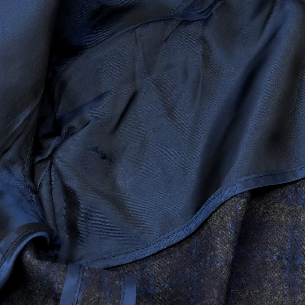 【中古】タリアトーレ TAGLIATORE ツーピース ウール チェック テーラードジャケット ネイビー×グレー【 46 】【 状態ランクB 】【 メンズ 】