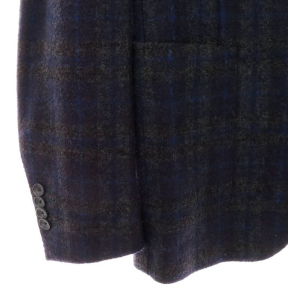 【中古】タリアトーレ TAGLIATORE ツーピース ウール チェック テーラードジャケット ネイビー×グレー【 46 】【 状態ランクB 】【 メンズ 】
