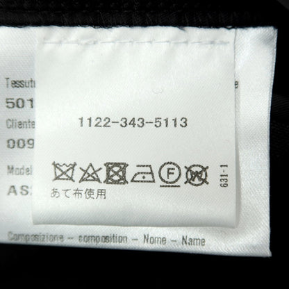 【中古】【未使用】カルーゾ CARUSO リネンウール 3B テーラードジャケット ブラック【サイズ46】【 状態ランクS 】【 メンズ 】