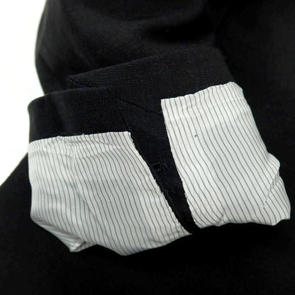 【中古】【未使用】カルーゾ CARUSO リネンウール 3B テーラードジャケット ブラック【サイズ46】【 状態ランクS 】【 メンズ 】