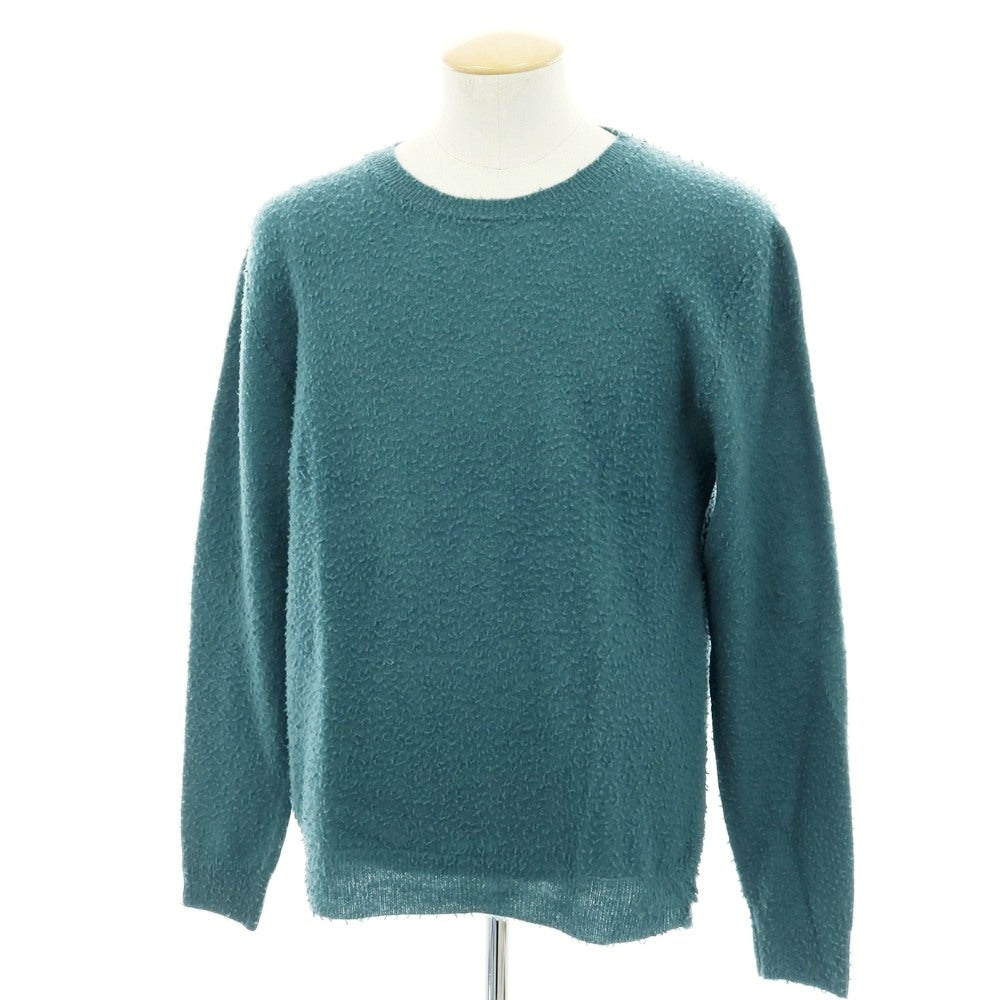 【中古】コーベルト COVERT ウール クルーネック プルオーバーニット グリーン【 表記なし（S位） 】【 状態ランクC 】【 メンズ 】