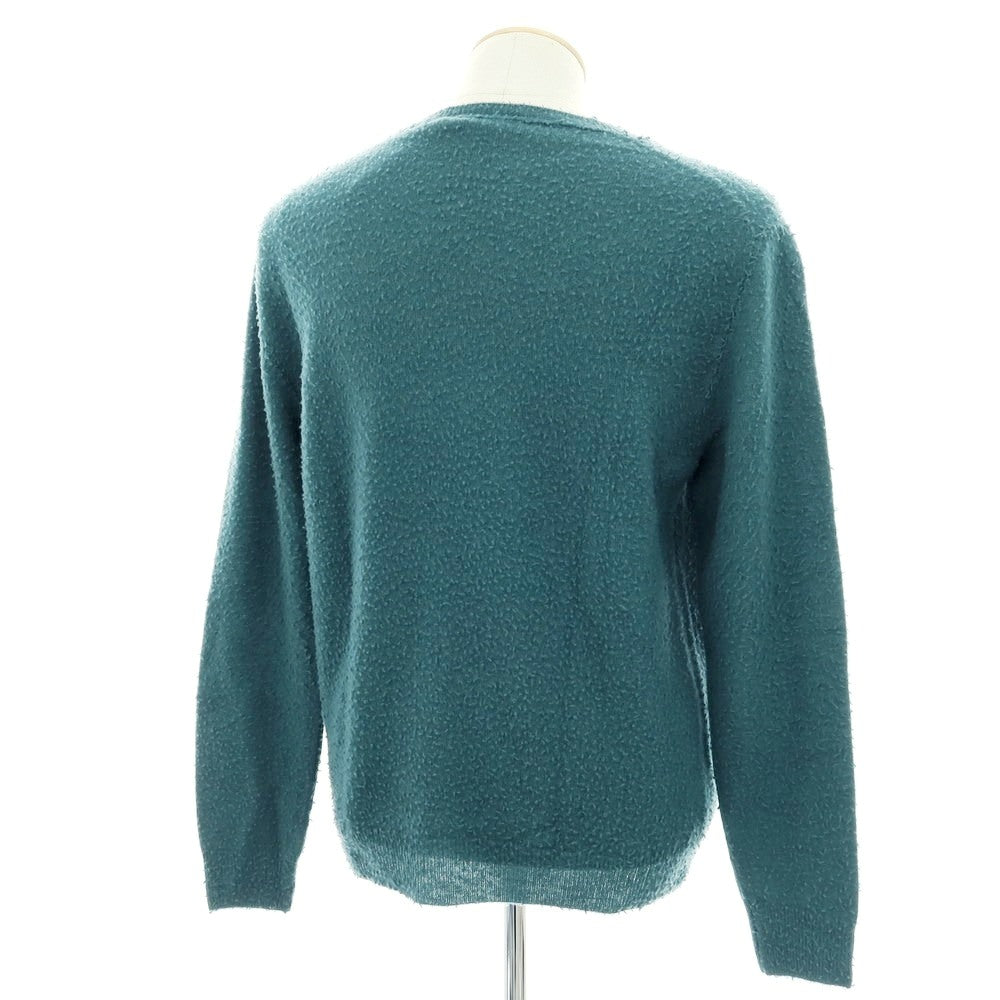 【中古】コーベルト COVERT ウール クルーネック プルオーバーニット グリーン【 表記なし（S位） 】【 状態ランクC 】【 メンズ 】