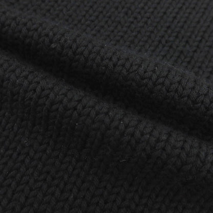 【中古】クルチアーニ CRUCIANI ウール クルーネック プルオーバーニット ブラック【 46 】【 状態ランクB 】【 メンズ 】