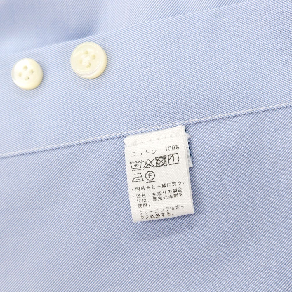 【中古】【未使用】エリコフォルミコラ ERRICO FORMICOLA コットン レギュラーカラー ドレスシャツ ライトブルー【 38 】【 状態ランクS 】【 メンズ 】