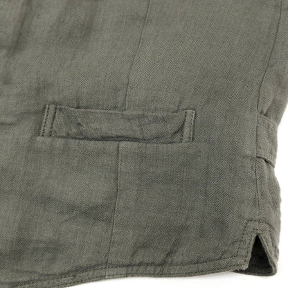 【中古】ラルディーニ LARDINI リネン カジュアル系ジレ ベスト グレー【サイズ46 REG】【 状態ランクB 】【 メンズ 】