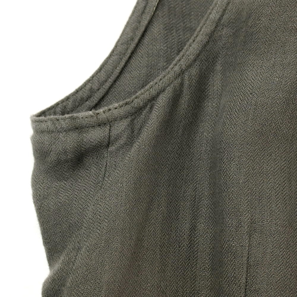 【中古】ラルディーニ LARDINI リネン カジュアル系ジレ ベスト グレー【サイズ46 REG】【 状態ランクB 】【 メンズ 】