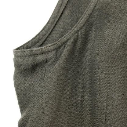 【中古】ラルディーニ LARDINI リネン カジュアル系ジレ ベスト グレー【サイズ46 REG】【 状態ランクB 】【 メンズ 】