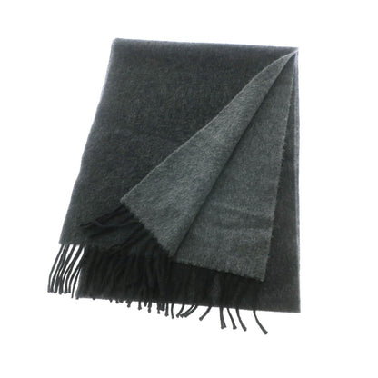 【中古】ベグアンドコー BEGG&amp;CO カシミヤ マフラー グレー【 状態ランクA 】【 メンズ 】