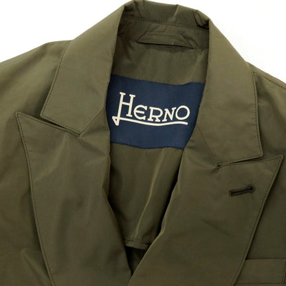 【新品】ヘルノ Herno ポリエステル ダブル6B カジュアルジャケット オリーブ【サイズ46】【 状態ランクN 】【 メンズ 】