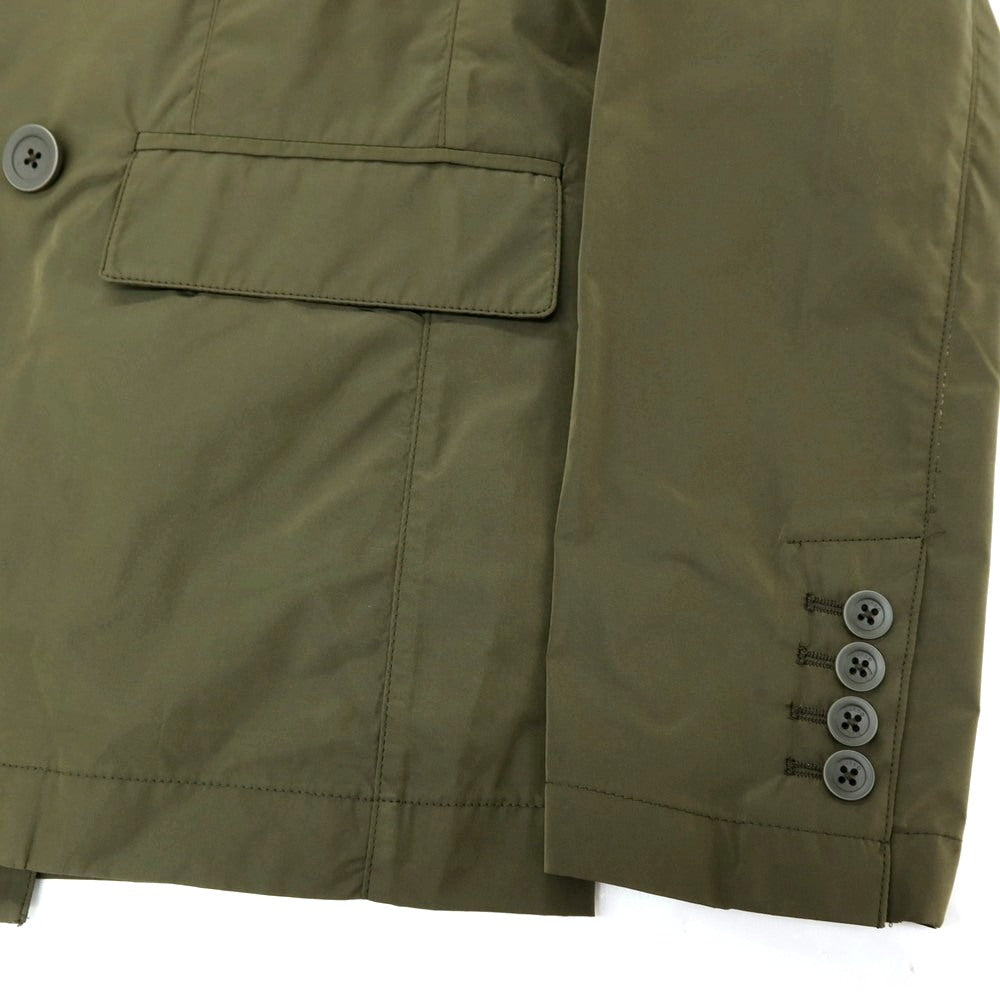 【新品】ヘルノ Herno ポリエステル ダブル6B カジュアルジャケット オリーブ【サイズ48】【 状態ランクN 】【 メンズ 】