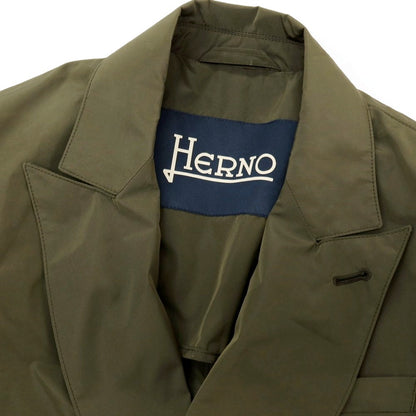 【新品】ヘルノ Herno ポリエステル ダブル6B カジュアルジャケット オリーブ【サイズ48】【 状態ランクN 】【 メンズ 】