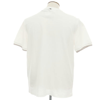 【新品】ヘルノ Herno コットン 鹿の子 クルーネック 半袖Ｔシャツ ホワイト【サイズ52】【 状態ランクN 】【 メンズ 】
