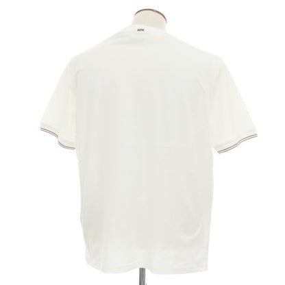 【新品】ヘルノ Herno コットン 鹿の子 クルーネック 半袖Ｔシャツ ホワイト【サイズ54】【 状態ランクN 】【 メンズ 】