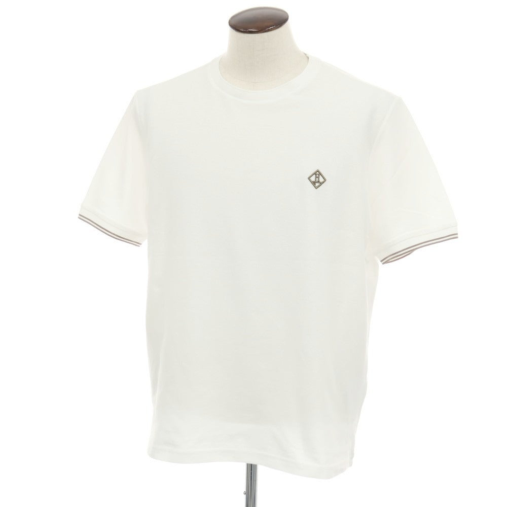 【新品】ヘルノ Herno コットン 鹿の子 クルーネック 半袖Ｔシャツ ホワイト【サイズ56】【 状態ランクN 】【 メンズ 】