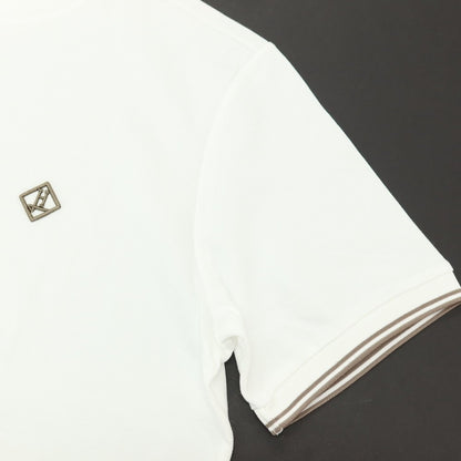 【新品】ヘルノ Herno コットン 鹿の子 クルーネック 半袖Ｔシャツ ホワイト【サイズ56】【 状態ランクN 】【 メンズ 】