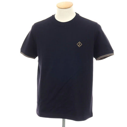 【SALE10%OFF/返品不可】【新品】ヘルノ Herno コットン 鹿の子 クルーネック 半袖Ｔシャツ ダークネイビー【 サイズ44 】【 状態ランクN 】【 メンズ 】