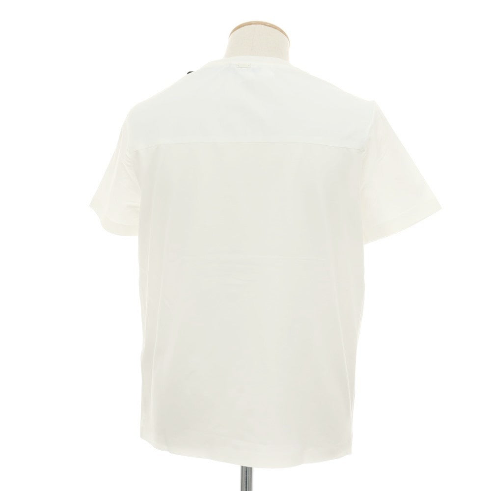 【SALE10%OFF/返品不可】【新品】ヘルノ Herno コットンポリウレタン クルーネック 半袖ポケットTシャツ ホワイト【 サイズ44 】【 状態ランクN 】【 メンズ 】