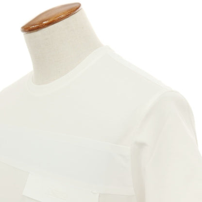 【新品】ヘルノ Herno コットンポリウレタン クルーネック 半袖ポケットTシャツ ホワイト【サイズ46】【 状態ランクN 】【 メンズ 】