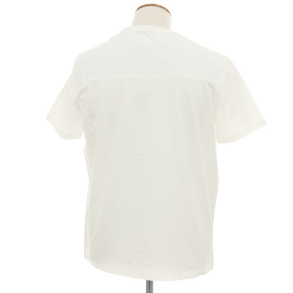 【新品】ヘルノ Herno コットンポリウレタン クルーネック 半袖ポケットTシャツ ホワイト【サイズ46】【 状態ランクN 】【 メンズ 】