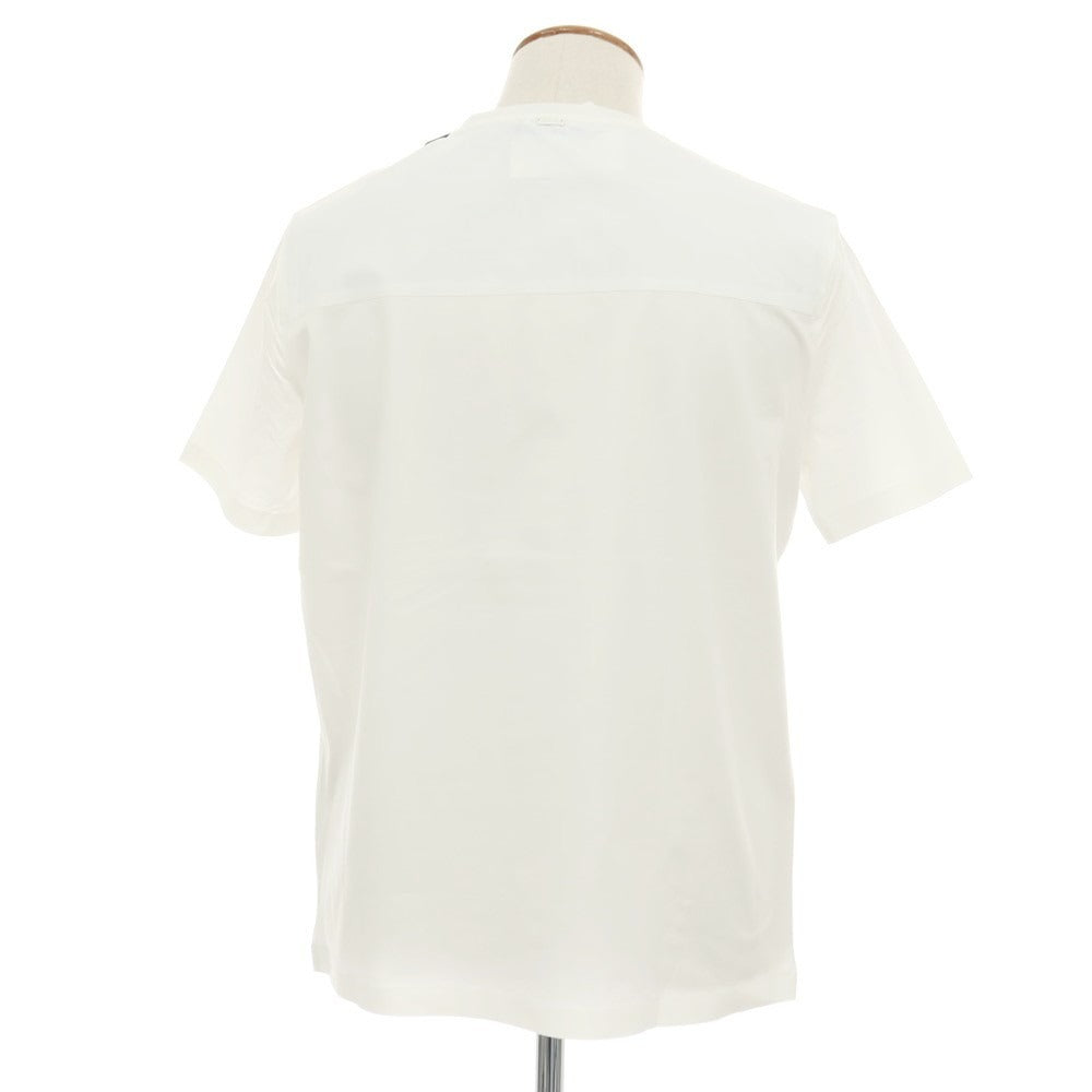【SALE10%OFF/返品不可】【新品】ヘルノ Herno コットンポリウレタン クルーネック 半袖ポケットTシャツ ホワイト【 サイズ48 】【 状態ランクN 】【 メンズ 】