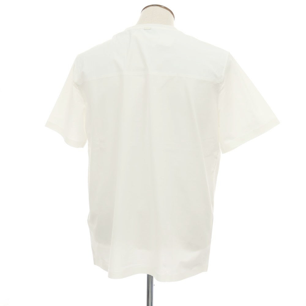 【SALE10%OFF/返品不可】【新品】ヘルノ Herno コットンポリウレタン クルーネック 半袖ポケットTシャツ ホワイト【 サイズ54 】【 状態ランクN 】【 メンズ 】