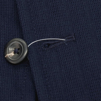 【新品】チルコロ1901 CIRCOLO 1901 コットン ドビー調 ストライプ 2B カジュアルジャケット ネイビー【サイズ44】【 状態ランクN 】【 メンズ 】