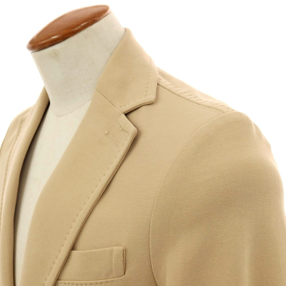 【新品】チルコロ1901 CIRCOLO 1901 コットン ジャージー 2B カジュアルジャケット ベージュ【サイズ46】【 状態ランクN 】【 メンズ 】