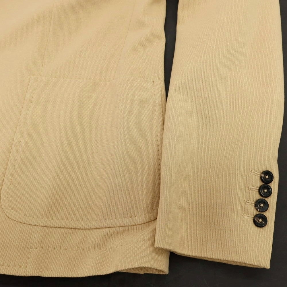 【新品】チルコロ1901 CIRCOLO 1901 コットン ジャージー 2B カジュアルジャケット ベージュ【サイズ46】【 状態ランクN 】【 メンズ 】