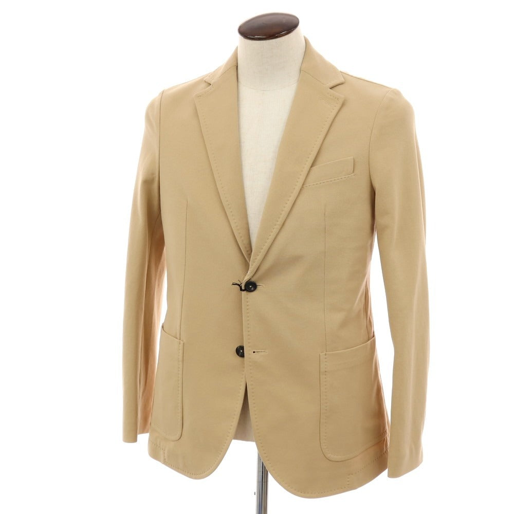 【新品】チルコロ1901 CIRCOLO 1901 コットン ジャージー 2B カジュアルジャケット ベージュ【サイズ50】【 状態ランクN 】【 メンズ 】