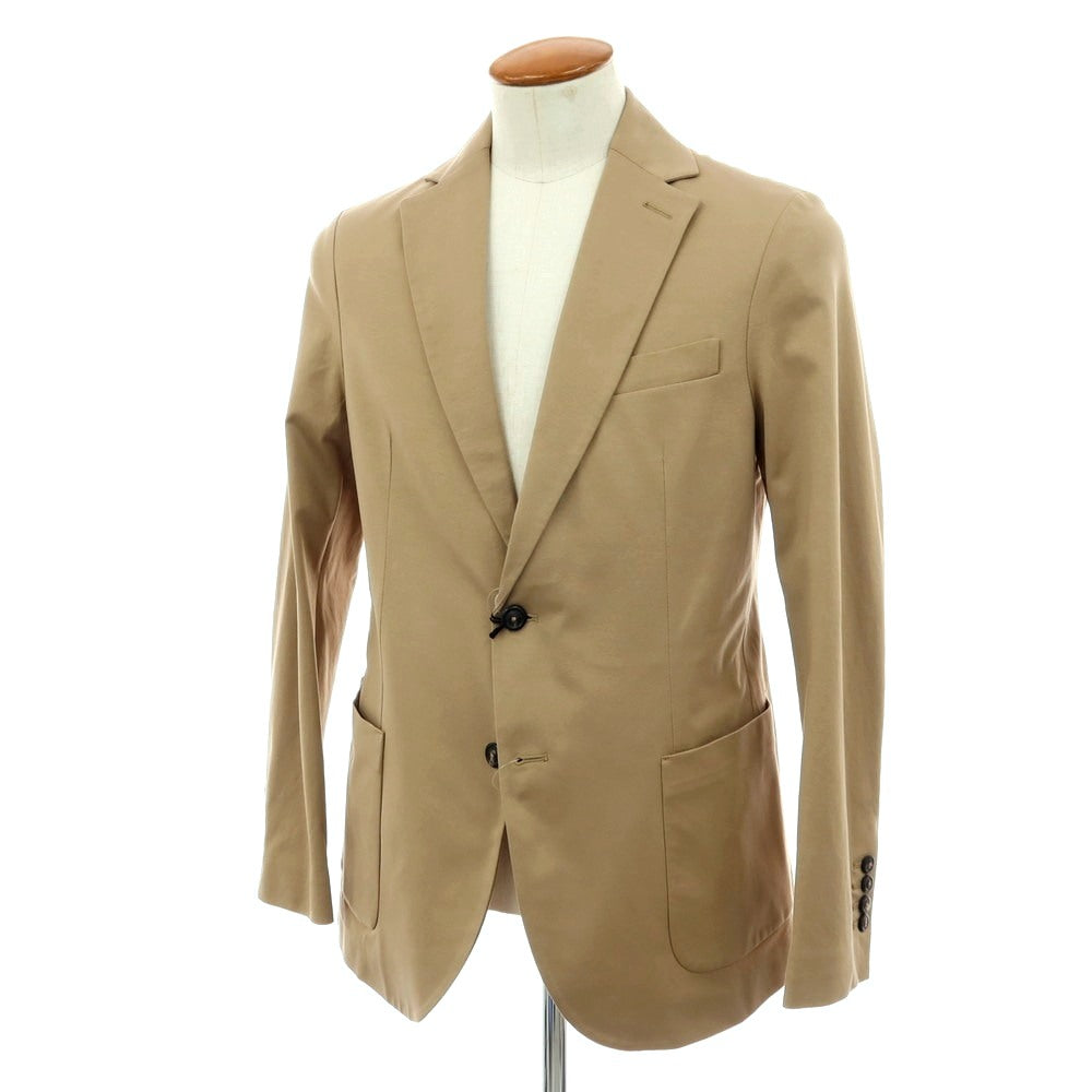 【新品】チルコロ1901 CIRCOLO 1901 コットン ジャージー 2B カジュアルジャケット オリーブベージュ系【サイズ48】【 状態ランクN 】【 メンズ 】