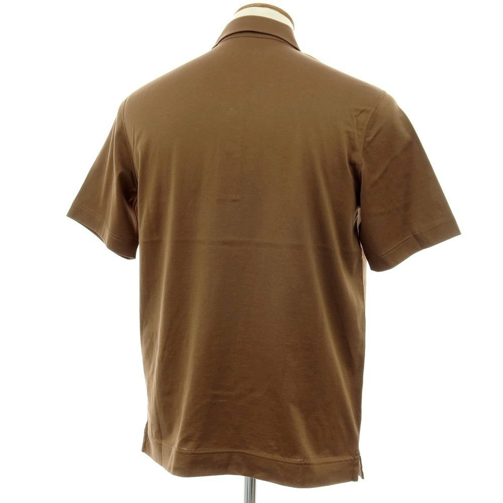 【新品】チルコロ1901 CIRCOLO 1901 コットン 半袖ポロシャツ カーキブラウン【サイズM】【 状態ランクN 】【 メンズ 】