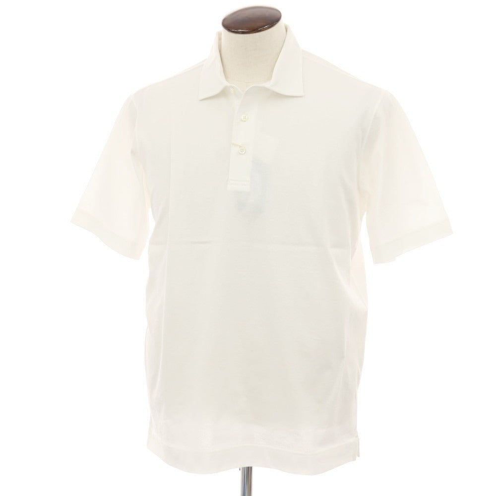 【新品アウトレット】チルコロ1901 CIRCOLO 1901 コットン 半袖ポロシャツ ホワイト【サイズXXL】【 状態ランクN- 】【 メンズ 】