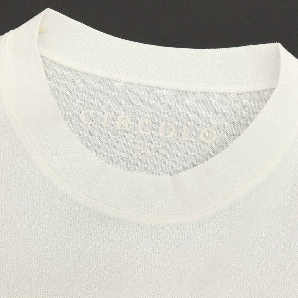 【新品】チルコロ1901 CIRCOLO 1901 ストレッチ コットン クルーネック 半袖Ｔシャツ ホワイト【サイズM】【 状態ランクN 】【 メンズ 】