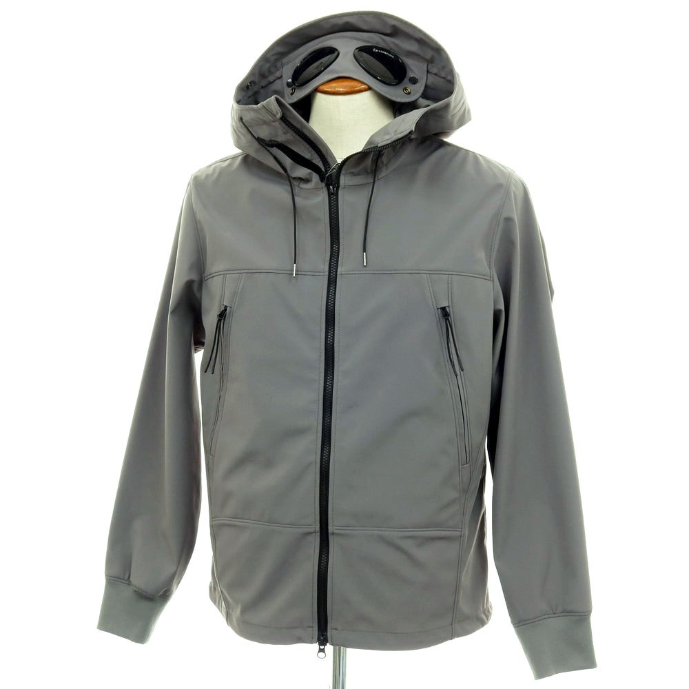 【新品】シーピーカンパニー C.P.Company ポリエステルポリウレタン ダブルジップ フーデッド シェルジャケット グレー【サイズM】【 状態ランクN 】【 メンズ 】