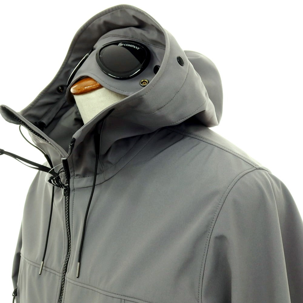 【新品】シーピーカンパニー C.P.Company ポリエステルポリウレタン ダブルジップ フーデッド シェルジャケット グレー【サイズM】【 状態ランクN 】【 メンズ 】