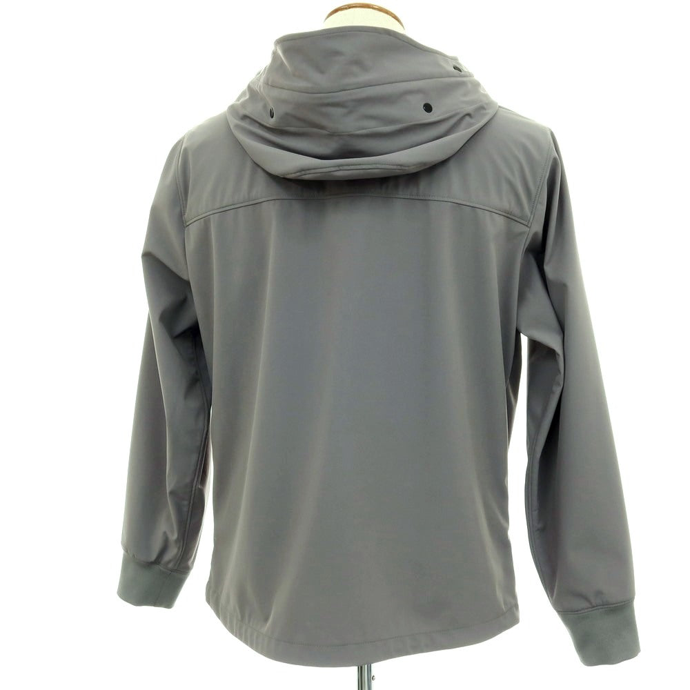 【新品】シーピーカンパニー C.P.Company ポリエステルポリウレタン ダブルジップ フーデッド シェルジャケット グレー【サイズM】【 状態ランクN 】【 メンズ 】