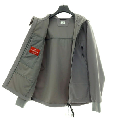 【新品】シーピーカンパニー C.P.Company ポリエステルポリウレタン ダブルジップ フーデッド シェルジャケット グレー【サイズM】【 状態ランクN 】【 メンズ 】