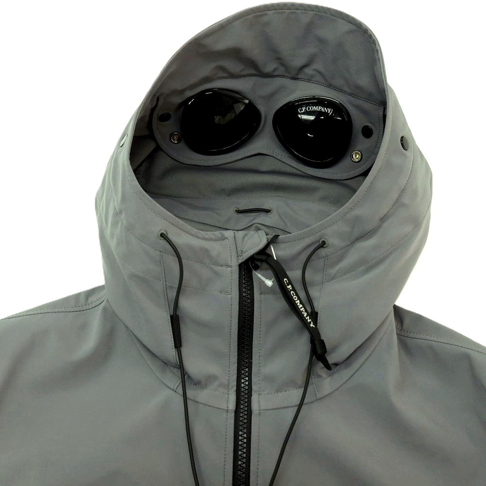 【新品】シーピーカンパニー C.P.Company ポリエステルポリウレタン ダブルジップ フーデッド シェルジャケット グレー【サイズM】【 状態ランクN 】【 メンズ 】