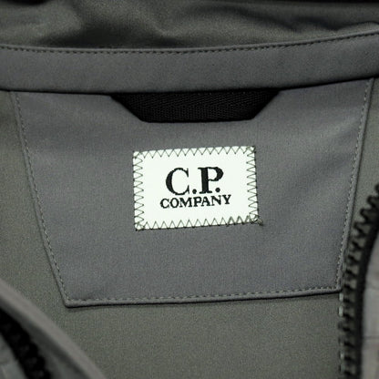 【新品】シーピーカンパニー C.P.Company ポリエステルポリウレタン ダブルジップ フーデッド シェルジャケット グレー【サイズM】【 状態ランクN 】【 メンズ 】