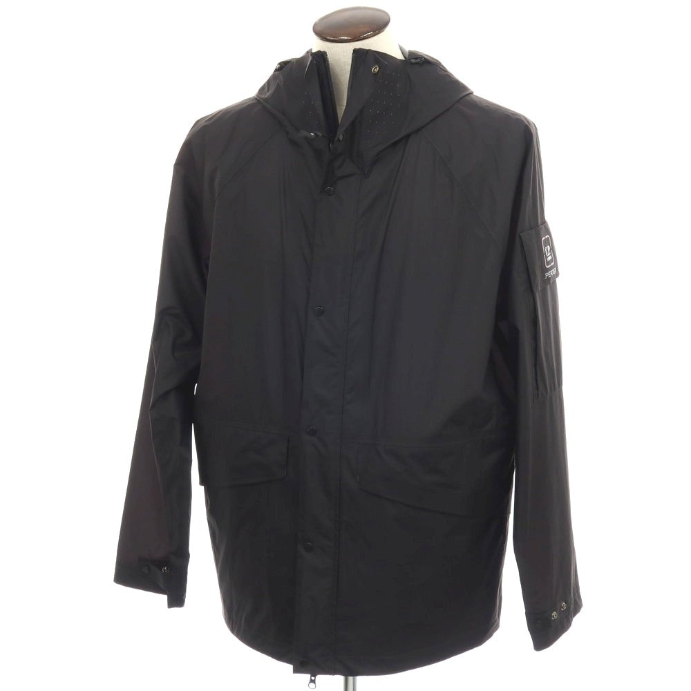 【新品アウトレット】シーピーカンパニー C.P.Company PERTEX ナイロン フーデッド シェルジャケット ブラック【サイズXXL】【 状態ランクN- 】【 メンズ 】