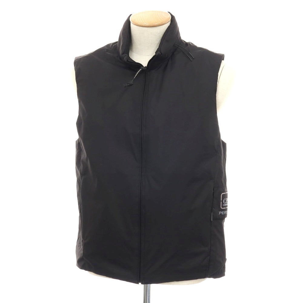 【新品】シーピーカンパニー C.P.Company PERTEX PRIMALOFT ナイロン スタンドカラー ジップアップ 中綿入り ベスト ブルゾン ブラック【サイズS】【 状態ランクN 】【 メンズ 】