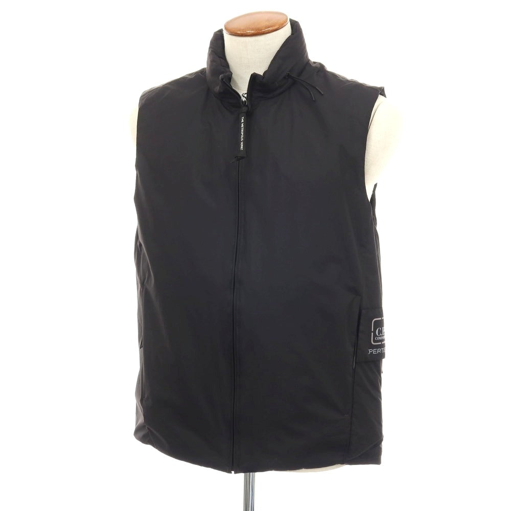 【新品】シーピーカンパニー C.P.Company PERTEX PRIMALOFT ナイロン スタンドカラー ジップアップ 中綿入り ベスト ブルゾン ブラック【サイズM】【 状態ランクN 】【 メンズ 】