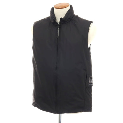【新品】シーピーカンパニー C.P.Company PERTEX PRIMALOFT ナイロン スタンドカラー ジップアップ 中綿入り ベスト ブルゾン ブラック【サイズM】【 状態ランクN 】【 メンズ 】