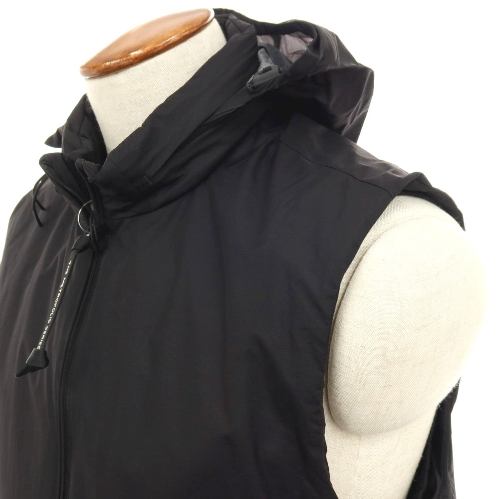 【新品】シーピーカンパニー C.P.Company PERTEX PRIMALOFT ナイロン スタンドカラー ジップアップ 中綿入り ベスト ブルゾン ブラック【サイズM】【 状態ランクN 】【 メンズ 】[APD]