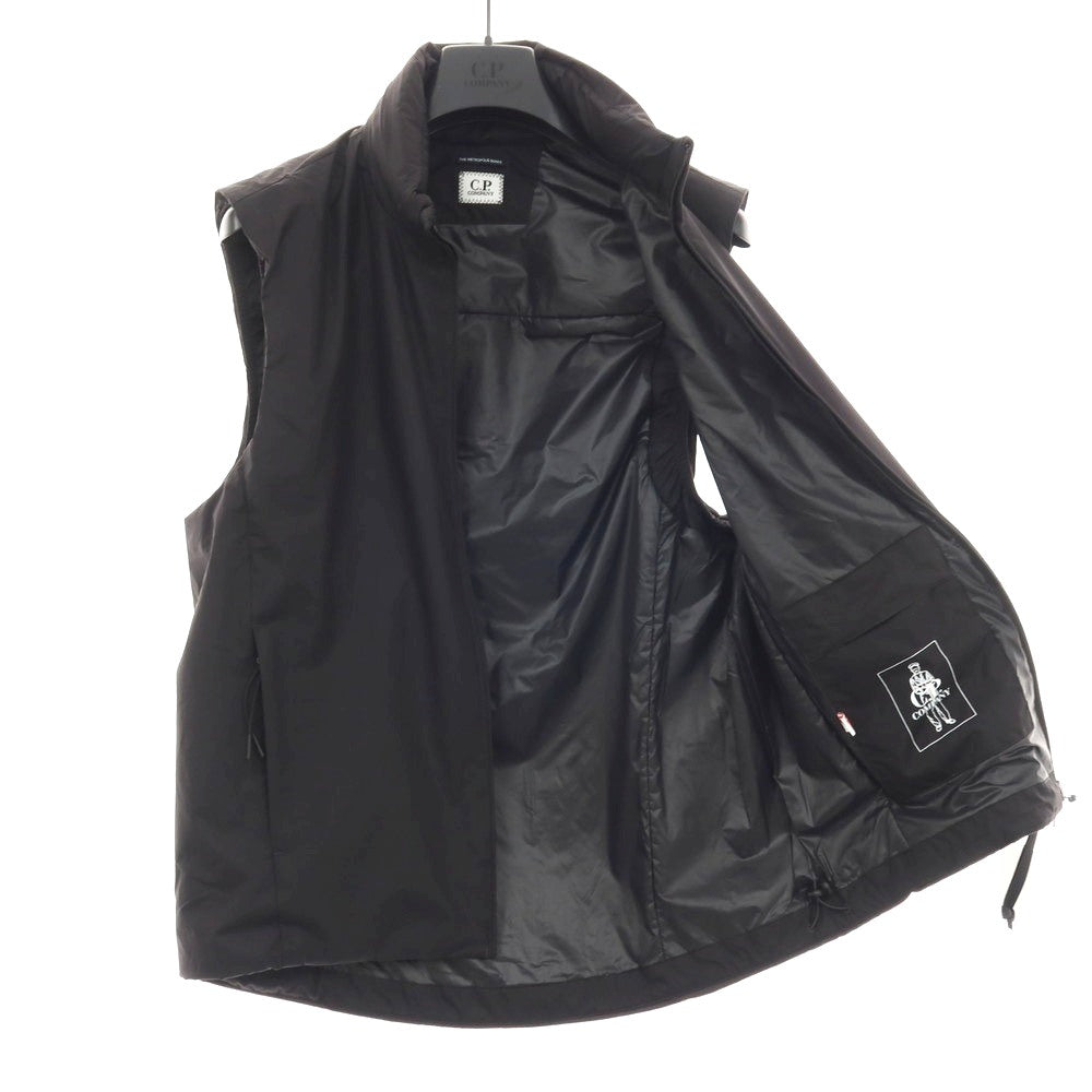 【新品】シーピーカンパニー C.P.Company PERTEX PRIMALOFT ナイロン スタンドカラー ジップアップ 中綿入り ベスト ブルゾン ブラック【サイズM】【 状態ランクN 】【 メンズ 】[APD]