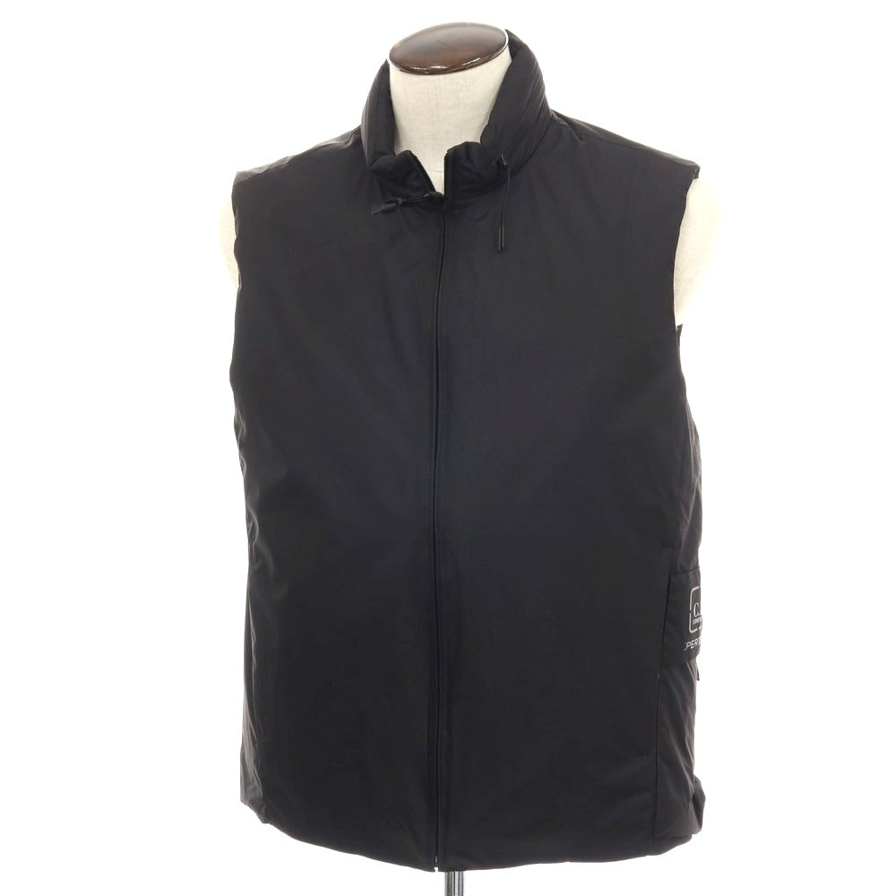 【新品】シーピーカンパニー C.P.Company PERTEX PRIMALOFT ナイロン スタンドカラー ジップアップ 中綿入り ベスト ブルゾン ブラック【サイズXL】【 状態ランクN 】【 メンズ 】[APD]