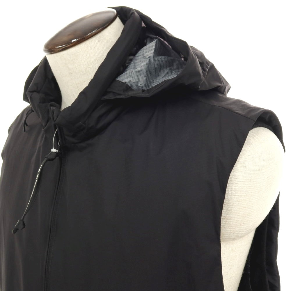 【新品】シーピーカンパニー C.P.Company PERTEX PRIMALOFT ナイロン スタンドカラー ジップアップ 中綿入り ベスト ブルゾン ブラック【サイズXXL】【 状態ランクN 】【 メンズ 】