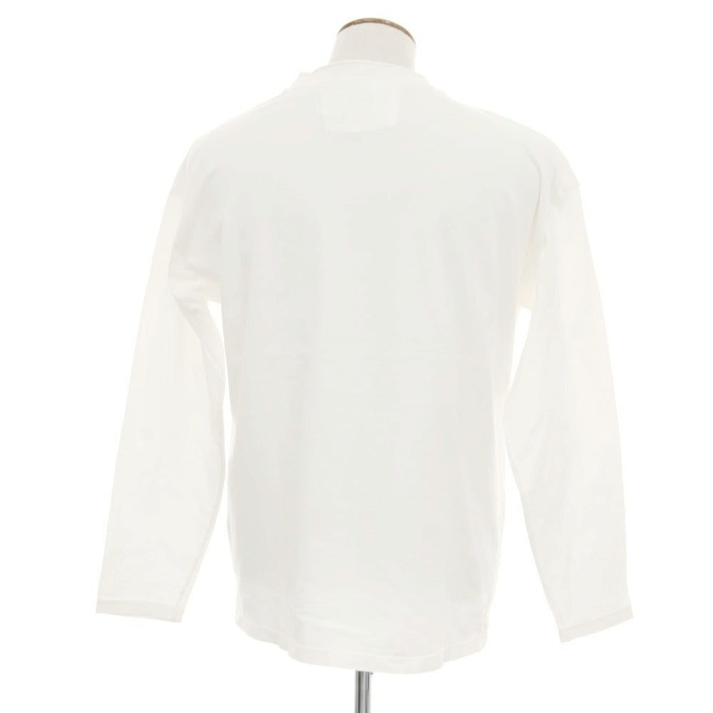 【新品】シーピーカンパニー C.P.Company BOX FIT コットン モックネック 長袖Ｔシャツ ホワイト【サイズM】【 状態ランクN 】【 メンズ 】[CPD]